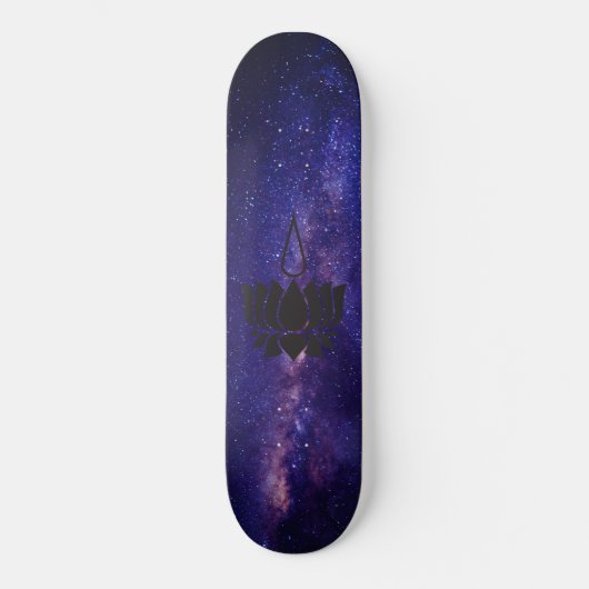 Tranquil Galaxy Skateboard (Vorderseite)