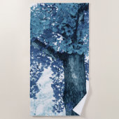 Tranquil Ginkgo Dream 4 #art #tree Strandtuch (Vorderseite)