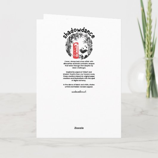 TRANQUIL GLEN Golden Retriever Grußkarte Karte (Rückseite)