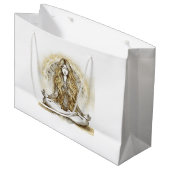 Tranquil Harmony Große Geschenktüte (Vorderseite Schrägansicht)