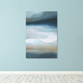 Tranquil Horizon Abstract Landscape Leinwanddruck (Insitu (Holzboden))