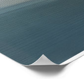 Tranquil Horizon Abstract Landscape Poster (Ecke)