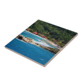 Tranquil Island Paradise Labadee Haiti Fliese (Seite)