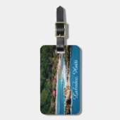 Tranquil Island Paradise Labadee Haiti Gepäckanhänger (Vorderseite vertikal)