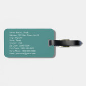 Tranquil Island Paradise Labadee Haiti Gepäckanhänger (Rückseite horizontal)