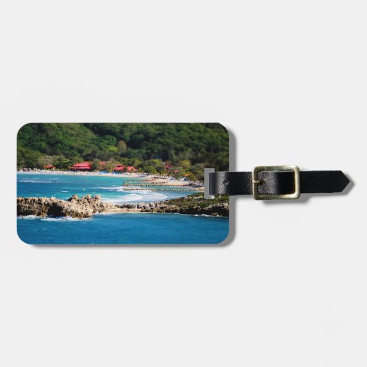 Tranquil Island Paradise Labadee Haiti Gepäckanhänger (Vorderseite horizontal)