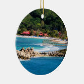 Tranquil Island Paradise Labadee Haiti Keramik Ornament (Rechts)