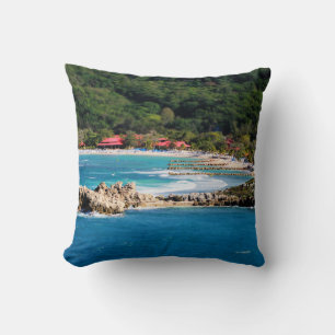 Tranquil Island Paradise Labadee Haiti Kissen