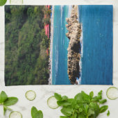 Tranquil Island Paradise Labadee Haiti Küchentuch (Gefaltet)