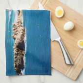 Tranquil Island Paradise Labadee Haiti Küchentuch (Viertel Falte)