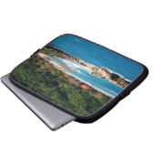Tranquil Island Paradise Labadee Haiti Laptopschutzhülle (Vorne Knopf)
