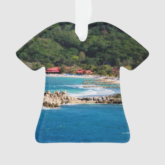 Tranquil Island Paradise Labadee Haiti Ornament (Vorderseite)