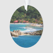 Tranquil Island Paradise Labadee Haiti Ornament (Vorderseite)