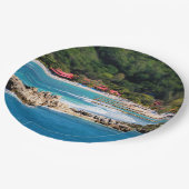 Tranquil Island Paradise Labadee Haiti Pappteller (Schrägansicht)