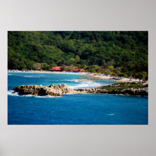 Tranquil Island Paradise Labadee Haiti Poster