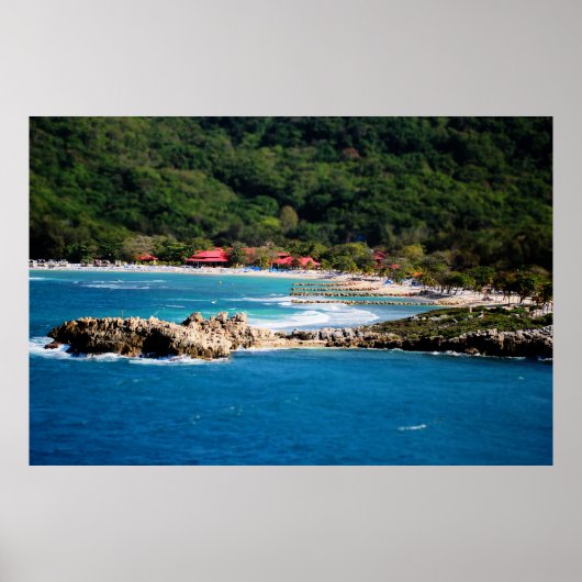 Tranquil Island Paradise Labadee Haiti Poster (Vorne)