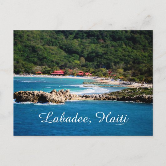 Tranquil Island Paradise Labadee Haiti Postkarte (Vorderseite)
