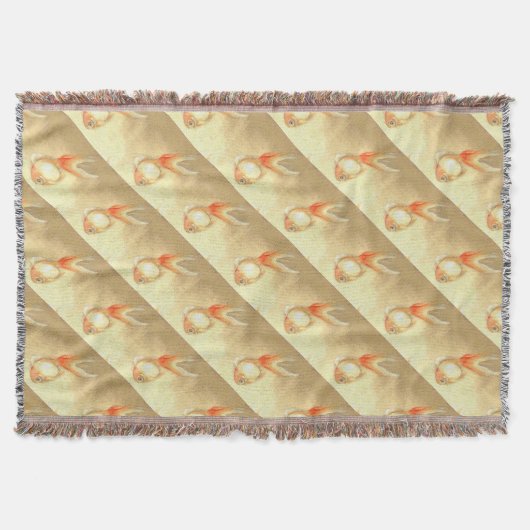 Tranquil Japanischer Goldfish Decke (Vorderseite)