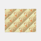 Tranquil Japanischer Goldfish Fleecedecke (Vorderseite (Horizontal))