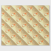 Tranquil Japanischer Goldfish Geschenkpapier (Flach)