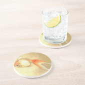 Tranquil Japanischer Goldfish Untersetzer (Seite)