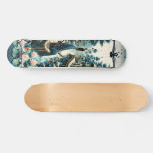 Tranquil Koi Meditation Skateboard (Horizontal)