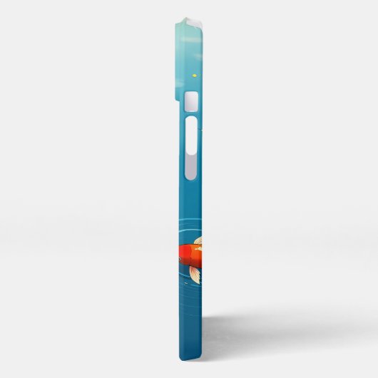 Tranquil Koi Pond iPhone Case - japanischer Art St iPhone Hülle (Linke Seite)