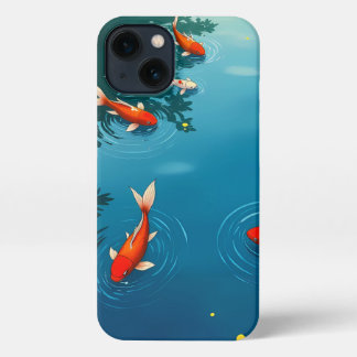 Tranquil Koi Pond iPhone Case - japanischer Art St iPhone 13 Hülle