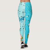 Tranquil Koi Pond Leggings (Rückseite)