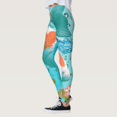 Tranquil Koi Pond Leggings (Links)