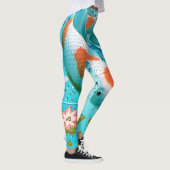 Tranquil Koi Pond Leggings (Rechts)