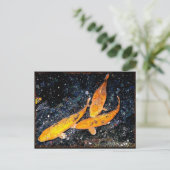 Tranquil Koi Pond Postcard Postkarte (Stehend Vorderseite)
