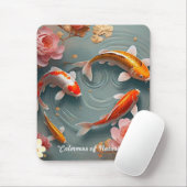 "Tranquil Koi Sanctuary" Mousepad (Mit Mouse)