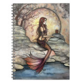 Tranquil Lagoon Mermaid Art Notebook Notizblock (Vorderseite)
