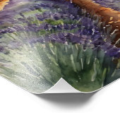 : Tranquil Lavender Field Fotodruck (Ecke)