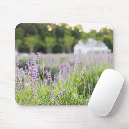 Tranquil Lavender Field Mousepad (Mit Mouse)
