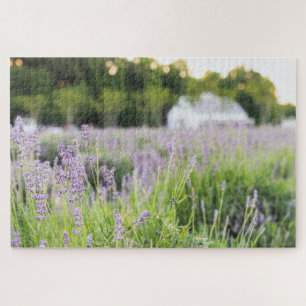 Tranquil Lavender Field Puzzle