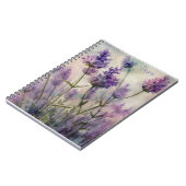 Tranquil Lavender Fields SpiralNotebook Notizblock (Linke Seite)