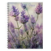 Tranquil Lavender Fields SpiralNotebook Notizblock (Vorderseite)