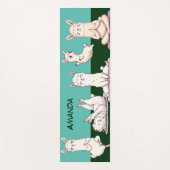 Tranquil Llama Yoga Mat Yogamatte (Vorderseite)