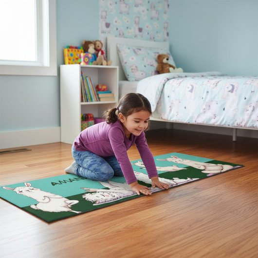 Tranquil Llama Yoga Mat Yogamatte