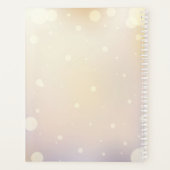 Tranquil Lotus Hardcover Daily Planner Planer (Rückseite)