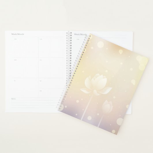Tranquil Lotus Hardcover Daily Planner Planer (Anzeige)