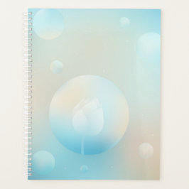 Tranquil Lotus Hardcover Daily Planner Planer