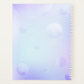 Tranquil Lotus Hardcover Daily Planner Planer (Rückseite)