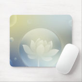 Tranquil Lotus Mouse Pad Mousepad (Mit Mouse)