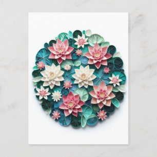 Tranquil Lotus Pond Postkarte