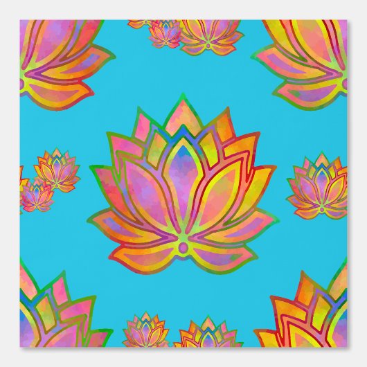 Tranquil Lotus Tapete (Vorderseite)