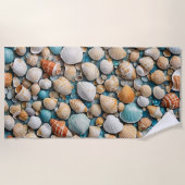 Tranquil Marine Vibe Strandtuch (Vorderseite)