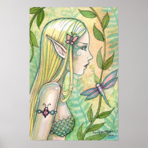 Tranquil Mermaid Poster von Molly Harrison